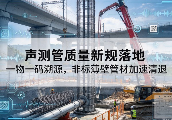 饶阳声测管质量新规落地，一物一码溯源，非标薄壁管材加速清退